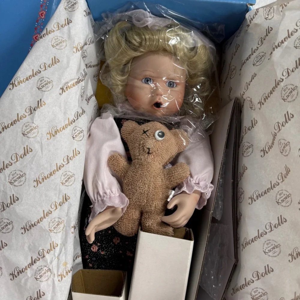 Knowles Dolls My Closest Friend Porcelain Doll Jan Goodyear Handcrafted Vintage